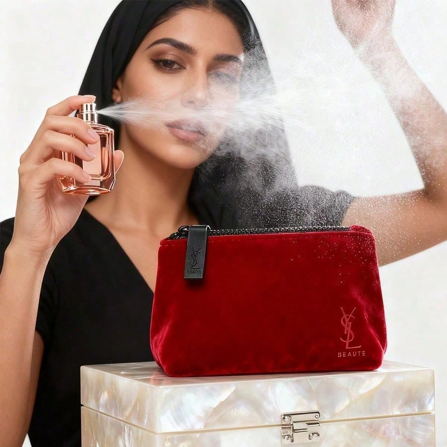 Ms. Yves' portable lipstick and makeup bag