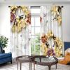 2pcs Colorful Flower Pattern Curtain Decorative Window Drape Window Treatments For Bedroom Living Room Home Decoration cortinas
