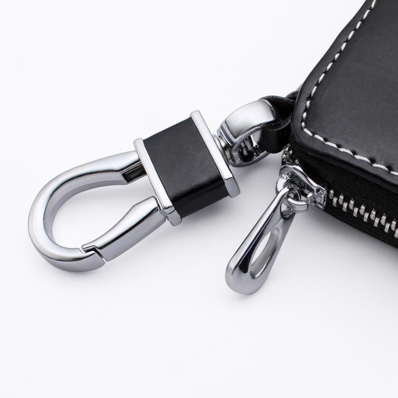 2026 Hot Car Sticker Leather Key Wallet Car Key Bag Multi Function Key Case Accessories For Kia Sportage Ceed Picanto Rio ProCee