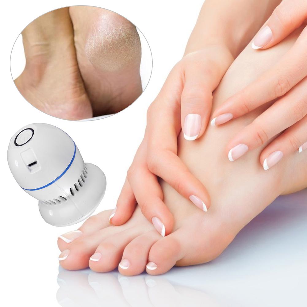 

Rechargeable Electronic Foot Files Pedicure Cracked Dead Skin Remover Kit белый