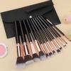 12 Pieces Creative Makeup Brush Set Portable Cosmetic Brushes For Cosmetology Students Travel Face And Eye Brushes