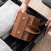 Glasses Storage Box With Multiple Compartments Large Capacity Portable Leather Foldable Sunglasses Storage Box