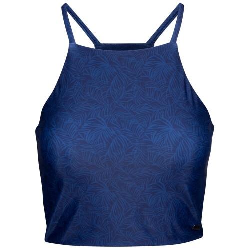 

Trespass Womens/Ladies Harlow Palm Leaf Swim Top XXL синій