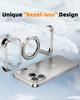 Eary Z Case for iPhone 17 Pro Max Air Phone Case Frameless 360°Rotation Magnetic Stand for Magsafe Shockproof Protective Cover