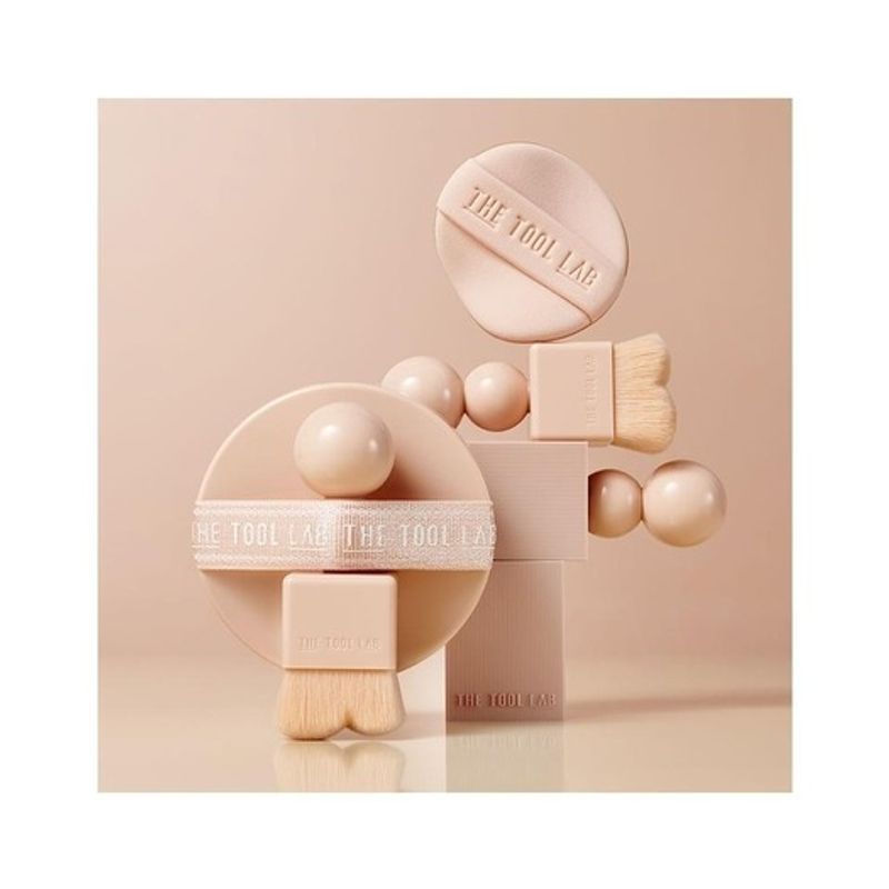 THE TOOL LAB Stamp Skin Fit Cushion Glow & Brush 23 Natural Beige
