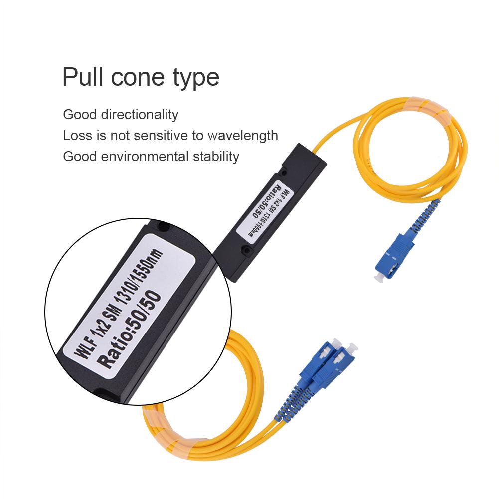 1 To 2 Singlemode SC Optical Fiber Splitter Cable with SC SC Connector