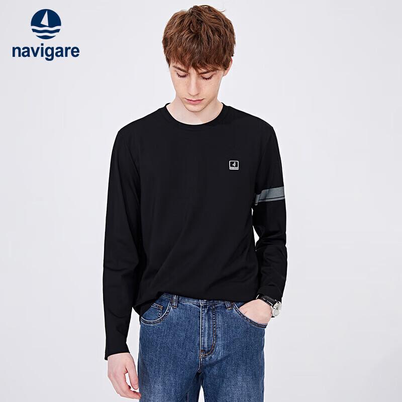 

Navigare Men s Antibacterial Long-Sleeve Crewneck T-Shirt M/48