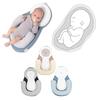Premium Baby Head Shaping Pillow For Newborns With Comfortable Polyester Fiber Filling