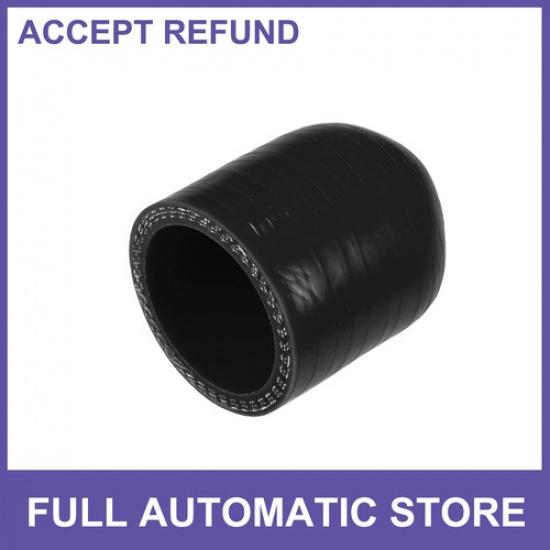 Single 30mm L 30mm/1.18  ID Black Car Silicone Rubber Hose End Cap Universal