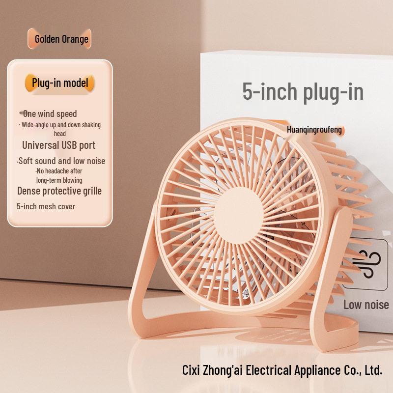 Portable USB Mini Desktop Fan for Office and Dorm