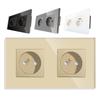 RF433 Tuya WiFi Smart Switch EU Touch Light Switch No Neutral Wire Compatible with Alexa Wireless Wall Remote Voice Control