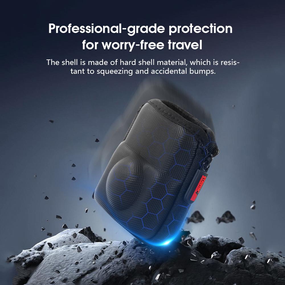Mini Bolsa de Armazenamento Para DJI Osmo Câmera 360 Caixa Organizadora Concha de PU Anti-Riscos Capa Protetora Bolsa Pequena Portátil para Fotografia