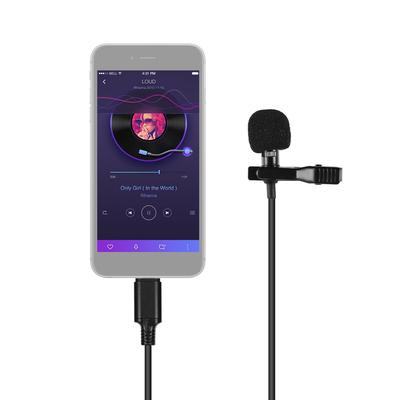 Nuevo Micrófono de solapa con Clip, manos libres, condensador con cable, Mini micrófono Lavalier