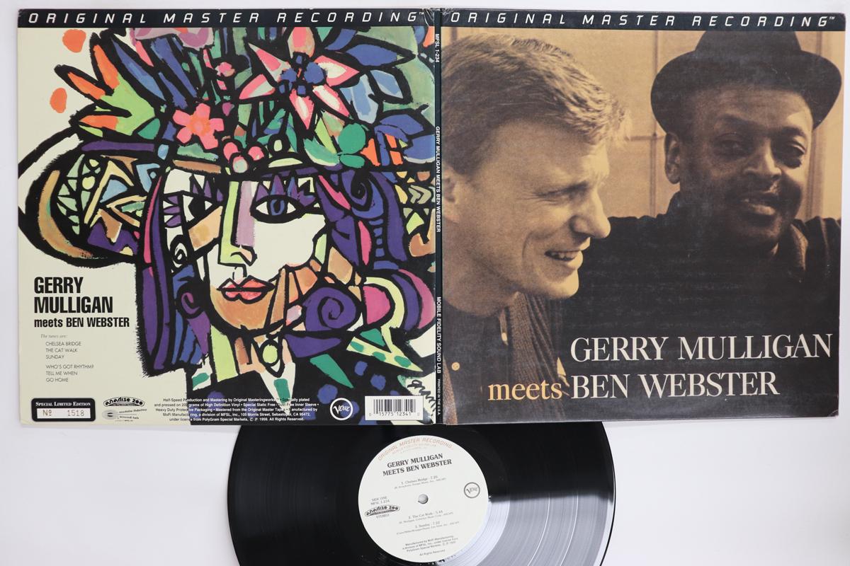 

LP Record GERRY MULLIGAN BEN WEBSTER Gerry Mulligan Meets Ben Webster MFSL1234 MOBILE FIDELITY 1995 US Jazz Used