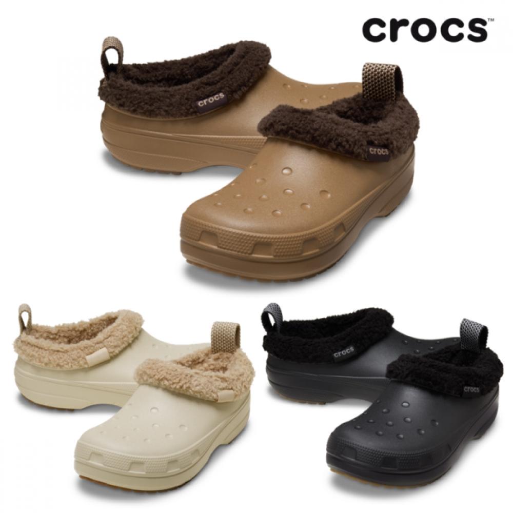 Crocs Unisex Classic Lined Shorty 3 Types 211380 2ey Other Crocs Sandals Slippers Gibbitz Boots Fur Shoes 2113802EY (sepia)/M5W7(240)