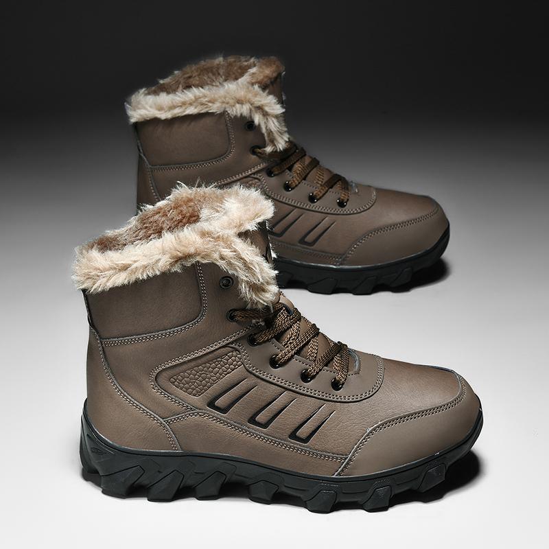 Plus Size Russian Style Winter Boots Men Shoes Waterproof Outdoor Ankle Boots For Men Snow Boots High Men Footwear