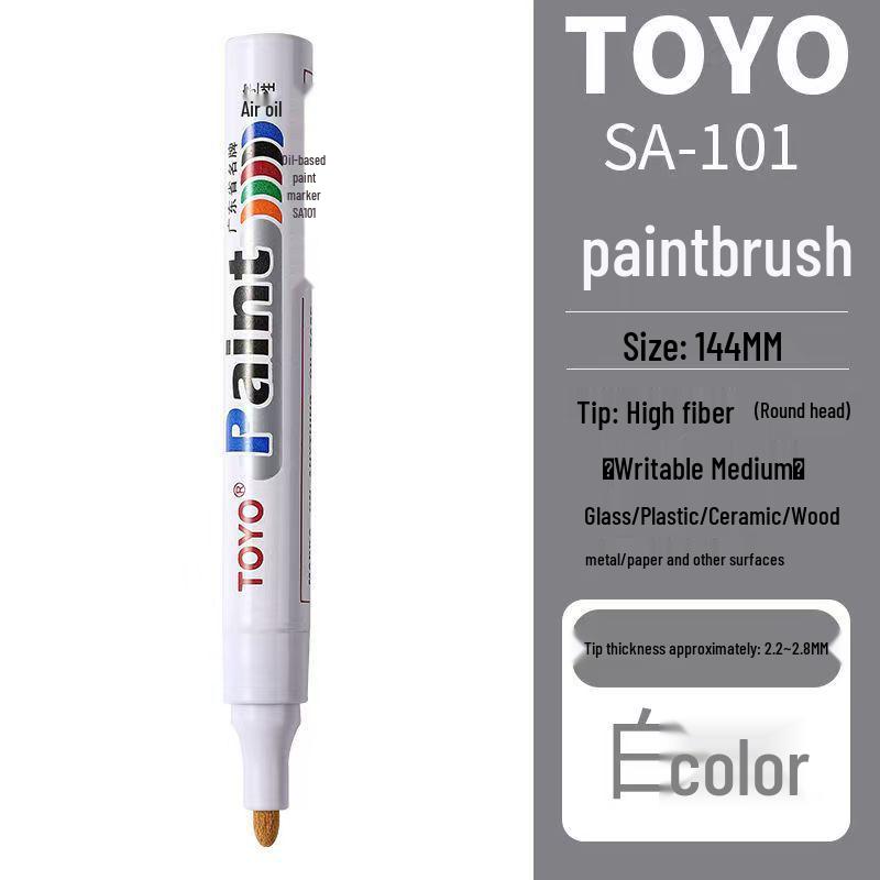 Toyo Paint Pen SA101: 10-pack Black & White Touch-up Markers with Free Shipping.