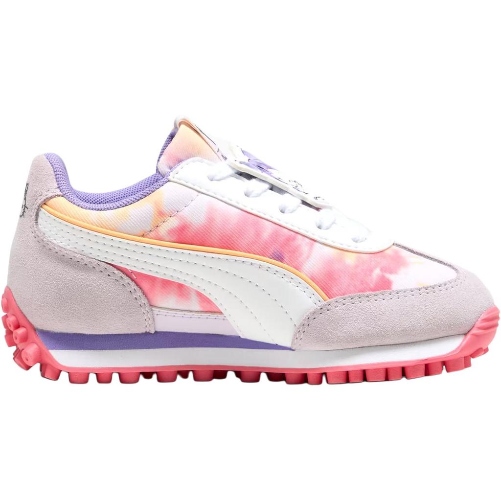 Hello Kitty x Puma Easy Rider Dětské tenisky Hello Kitty and Friends Tie Dye Fialová Lila-Ledově bílá 401411-01