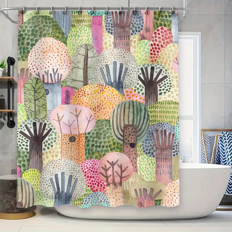 

Adorable 3D Printed Dog Shower Curtain Waterproof Bath Decorative White Bulldog Design For Home Use W60H190(CM)-1 Pcs