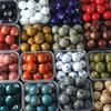 16mm Retro Ceramic Beads for DIY Bracelets & Necklaces