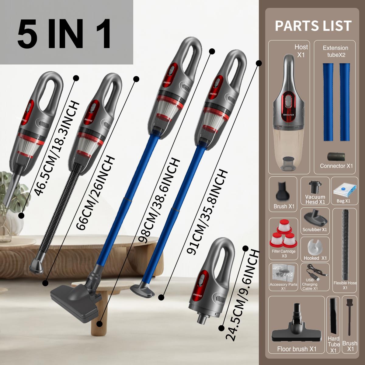 

Беспроводной портативный пылесос для дома и автомобиля
