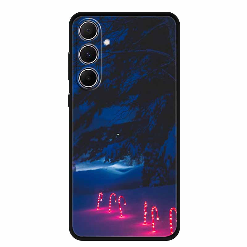 Christmas Phone Case For Samsung A17 5G 2025 Case Soft Black Silicone Bumper For GalaxyA17 17 5G TPU Coque Samsung Galaxy A17 5G