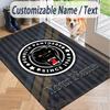 Custom Text Printed Rug Penrith Panthers Non Slip Floor Carpet For Home Room Decor
