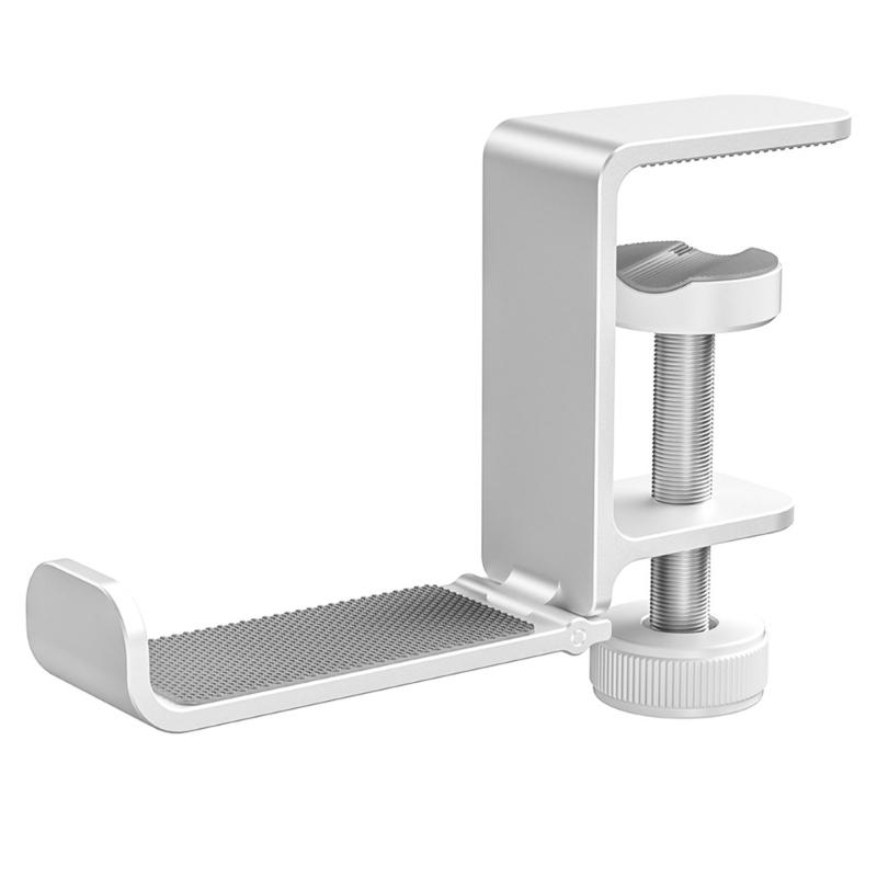 

Metal Earphone Holder Under Desk Headphone Stand Headset Hanger with Adjustable Clamp Aluminum Hook