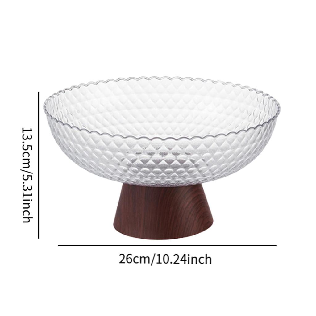 Fruit Bowl Basket Desk Organizer Holder Countertop with Draining Holes Serving Tray Plate for Restaurant Parties Snack Food