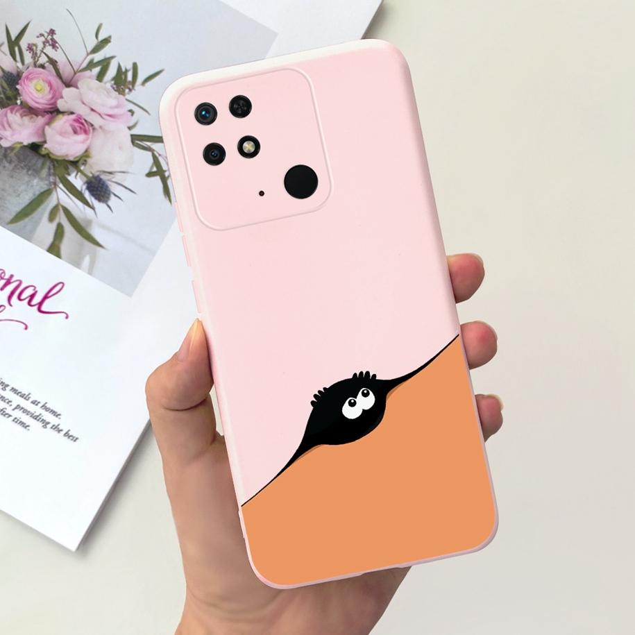 For Redmi 10C Case For Xiaomi Redmi 10 Power Cover Fashion Flower Slim Soft Silicone Phone Cases For Xiaomi Redmi 10C 10 C Funda