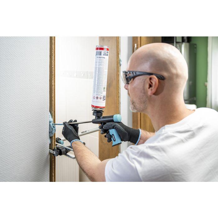 Pistolet pour mousse expansive - wolfcraft - Adapté pour la mousse polyuréthane - 4342000