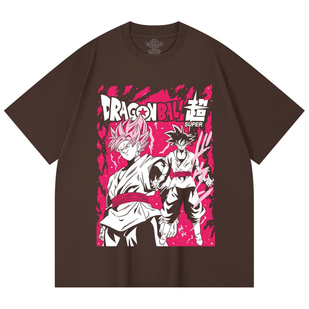 230 Gsm 100% Cotton Dragon Ball V63 Print Unisex Heavy Cotton T Shirt