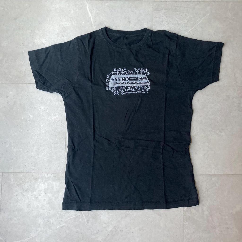 Vintage John Foxx And The Maths Synthpop New Wave Rock Band T-Shirt Size Small