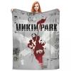 L-Linkin Rock Park Fleece-Kuscheldecke Decke für Sofa Outdoor Leichte Plüsch dünne Steppdecke
