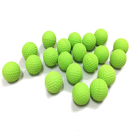 50Pcs Mini Solid Color Soft Elastic Balls for Rival Zeus Apollo Refill Toys