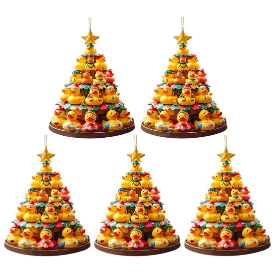 Christmas Pendant Duck Decor Holiday Party Favors Gift Festive Atmosphere Home Office Party Decorative Ornament