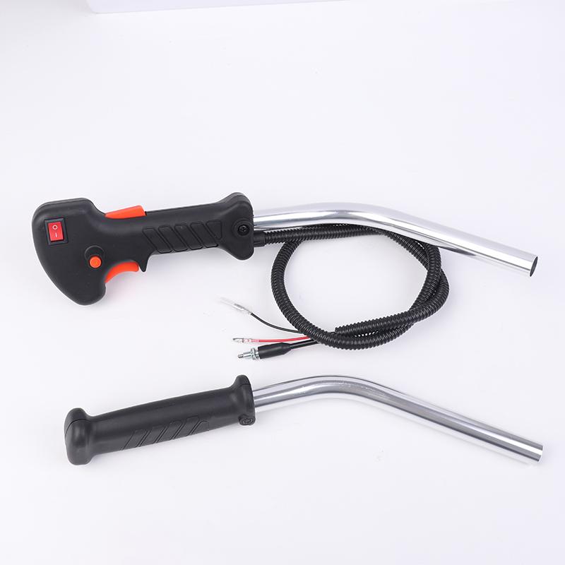 1 Set For Gasoline Brush Cutter Grass Trimmer Tube Handle Throttle Trigger Cable Manual Throttle Switch Assembly