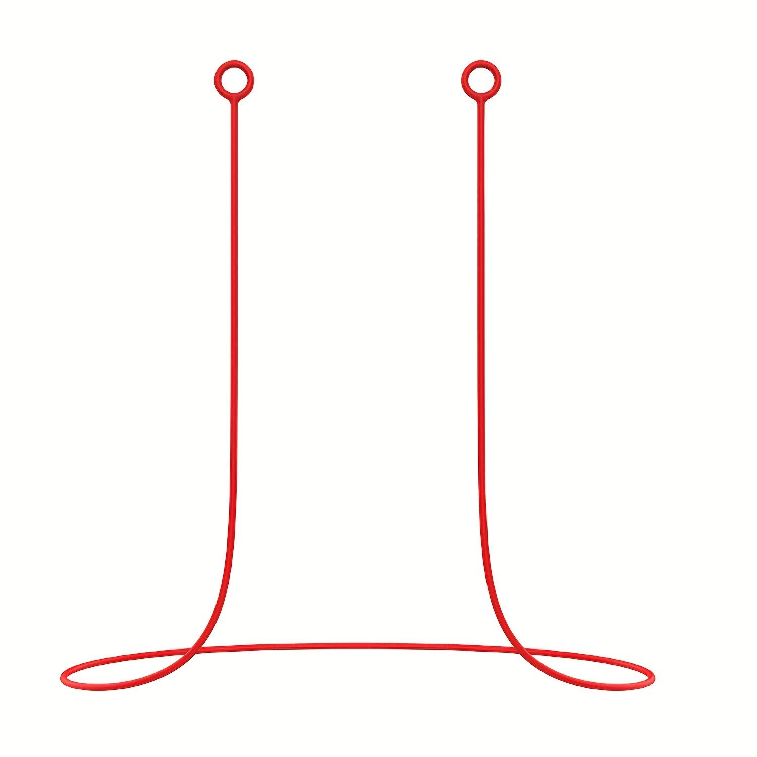 

Enhanced Comfort | Flexible Silicone Earplug Lanyard with Removable Tips - Compatible with Most Earplugs, Easy to Clean, Perfect for Creating