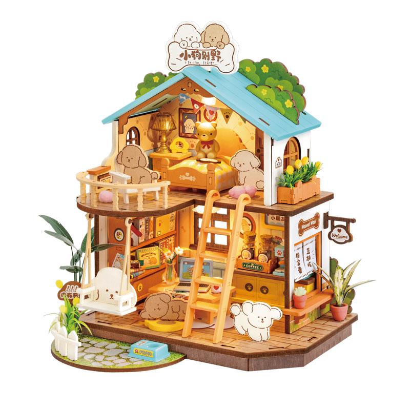 Rolife x M&G SHOP DIY House Kits Puppy, Don't Be Wild Wooden Building Blocks 230pcs DG169 DG169X