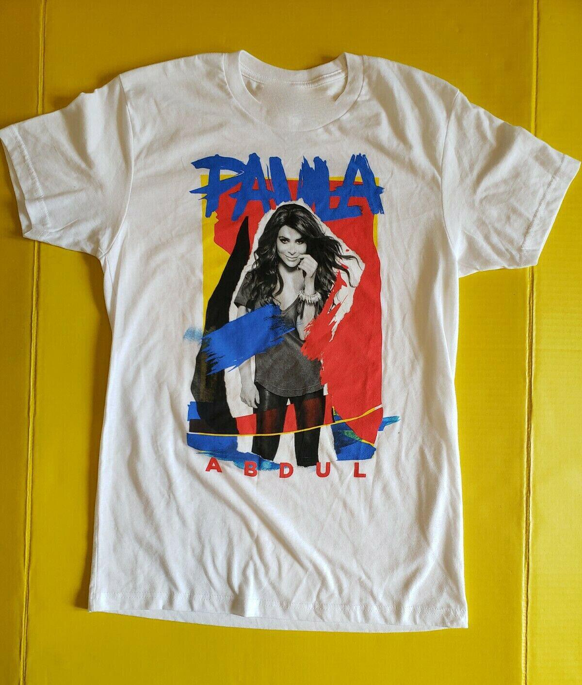 Paula Abdul Total Package Tour Concert Cotton White All Size Unisex Shirt OB144 L