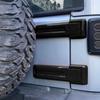 Für 07+ JK JKU Jeep Wrangler Heckklappenscharnierabdeckung Ersatzrad-Heckklappenverkleidungsteile