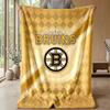 Coperta in Flanella e Pile Boston Bruins Coperta Calda e Accogliente per Divano, Letto, Viaggio Uso in Tutte le Stagioni