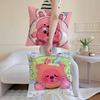 Custom Zanmang L-Loopy Throw Cushion Cover Anti-dustmite Pillowcase Invisible Zipper Silky Short Plush Sofa Cushion Cover
