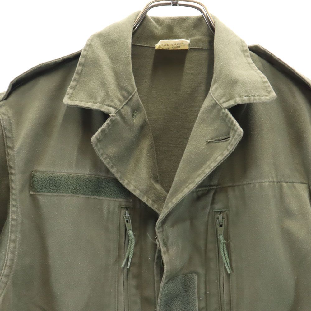 FRENCH ARMY 80s F2 Military Jacket 88M Khaki SOCOVET Men's Used