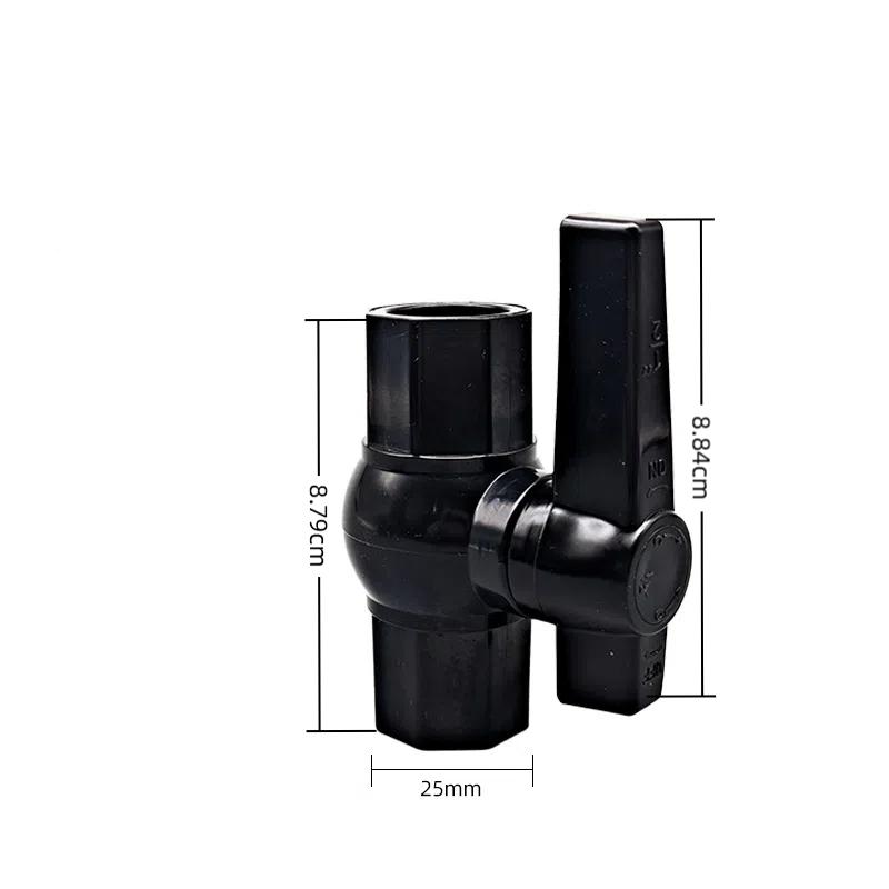 Pvc Pipe Ball Valve 20/25/32/40/50Mm Garden Irrigation Agriculture Water Supply Aquarium Water Pipe Connector Fittings