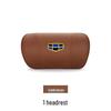 Geely Car Headrest and Lumbar Support Pillow - Genuine Leather Neck Protection for Xingyue L, Xingrui, Icon, Boyue I, and Binyue models.