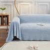 Autumn and Winter Solid Color Thickened Three-Dimensional Suede Sofa Towel Sofa Cover Towel Cat-Proof Sofa Cover Universal Blanket Multi-Purpose
