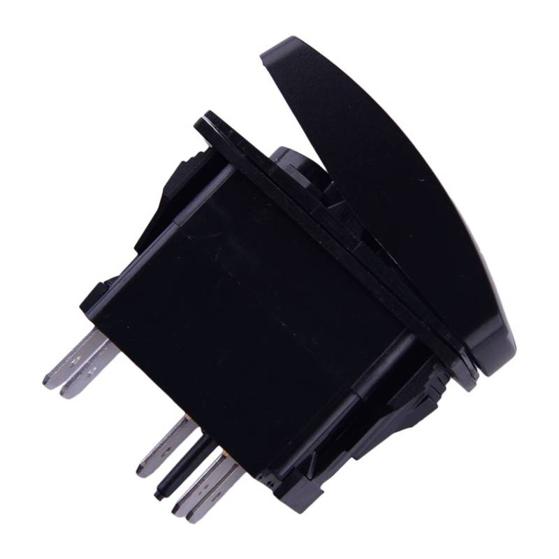 12V Car Boat Green LED Horn Toggle Rocker On Off Switch Speaker Push Button Fit For Motorcycles Buses RVs Trailers