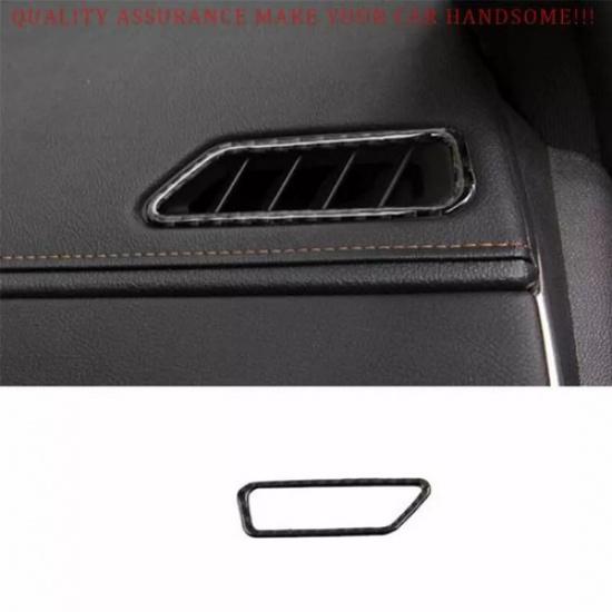 For Cadillac XT4 -2024 Real Carbon Fiber Console AC L&R Air Outlet Vent Trim