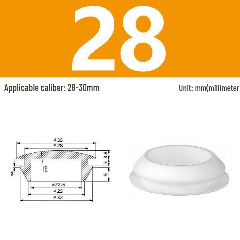 High-Temp Resistant Silicone Rubber Stopper with Card Slot Sealing Cap